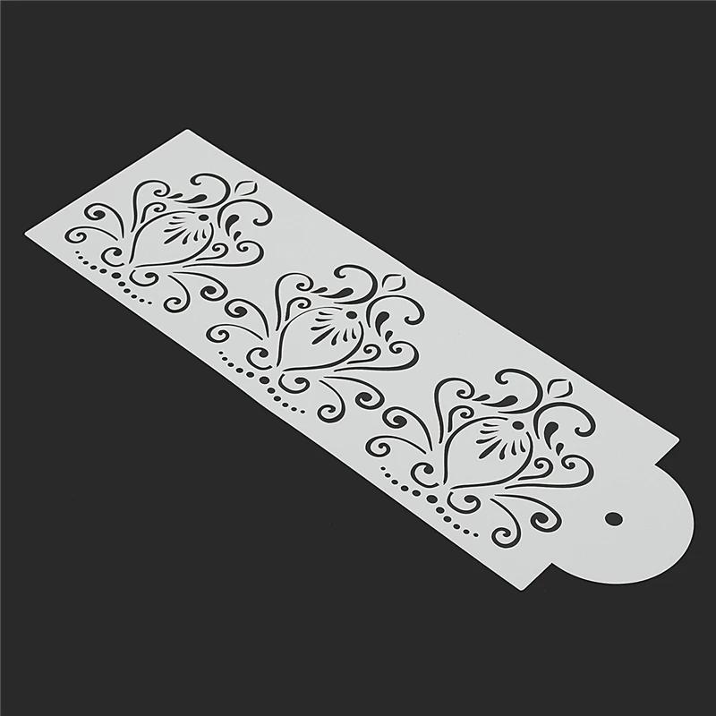 Aomily DIY 4 шт./компл. набор кружевных трафаретов для торта украшения инструмент