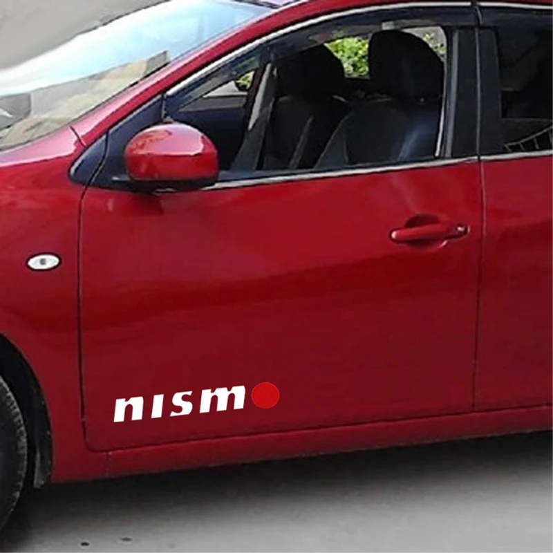 2 шт. nismo боковые зеркала автомобиля стикер внешней отделки Стикеры для Nissan Tiida Sunny
