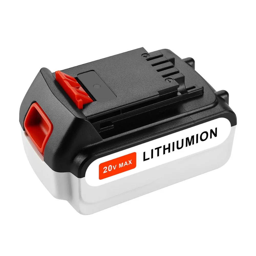 

5000mAh New Replacement 20V MAX Rechargeable Cordless Tool Battery for Black Decker LB20 LBXR20 LB2X4020 LGC120