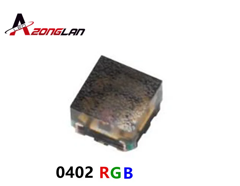 1000 шт./лот SMD 0402 RGB полный цвет 0404 красный/зеленый/синий общий анод Led Бесплатная