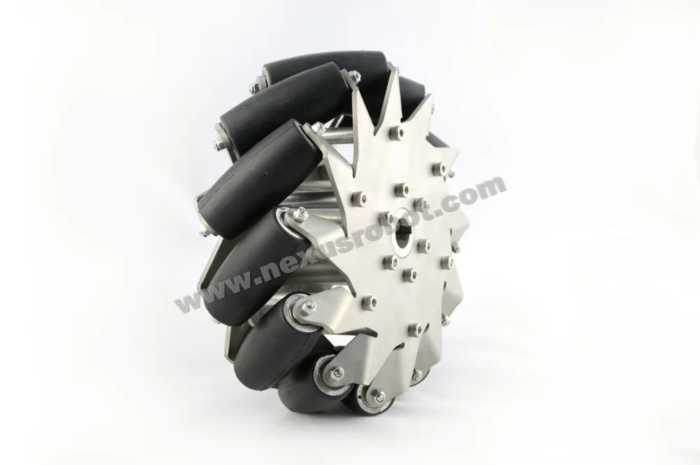 Сверхмощное левое колесо Mecanum 203 мм с резиновыми роликами 14150|wheels wheel|wheel 2 wheelwheel 3mm |