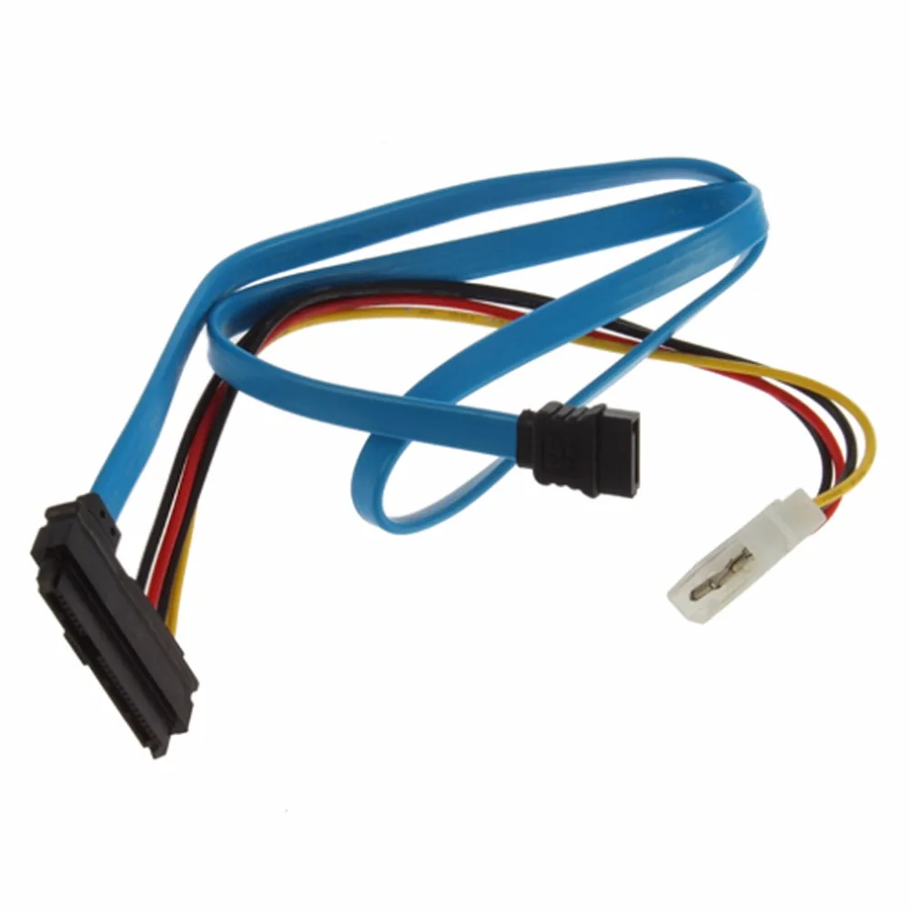 Прямая доставка разъем адаптера SATA 7 Serial ATA к САС 29 пин и 4 контактный кабель