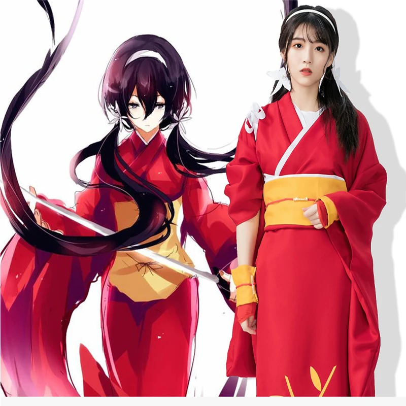 Костюм для косплея аниме бродячие псы кимоно Хэллоуина карнавала вечевечерние