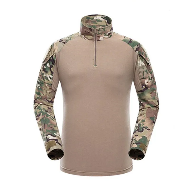 New Autumn Winter Soldier T-shirts Army Combat Tactical T Shirt Military Men Long Sleeve T-Shirts Clothes | Мужская одежда