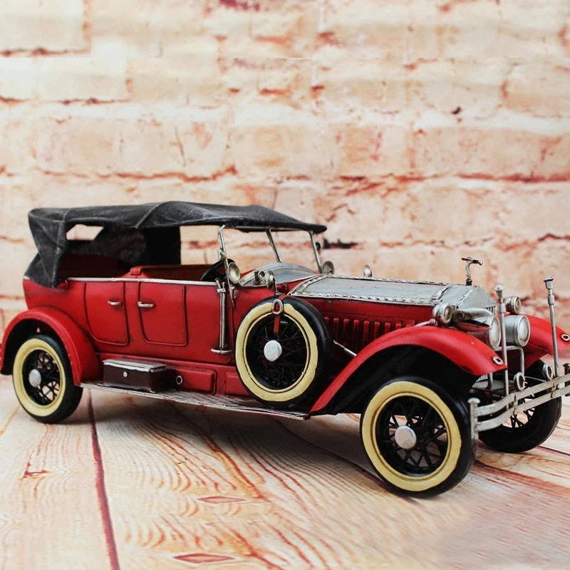 Классическая модель автомобиля в стиле ретро 100% ручная работа старая листового