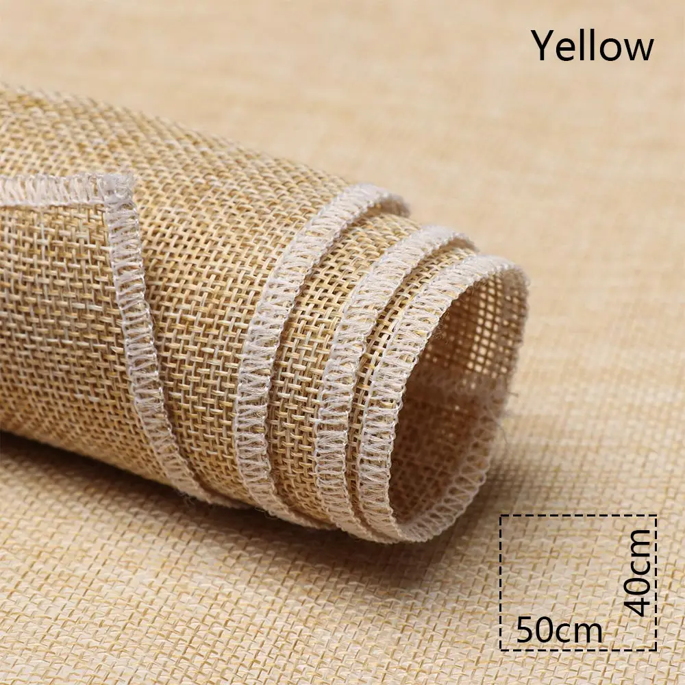 40X50cm Yellow 45*50 45*100 см фото ограничение льняной сплошной цвет фотографии фон тканый ткань винтажный фон реквизит - Цвет: 40X50cm Yellow