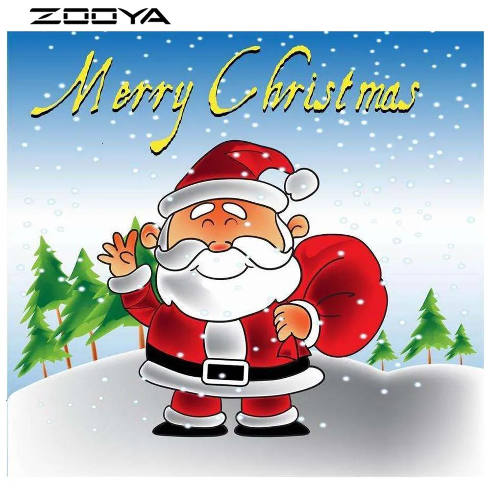 Алмазная живопись 3D DIY вышивка веселое Рождество Санта Клаус дерево Полный