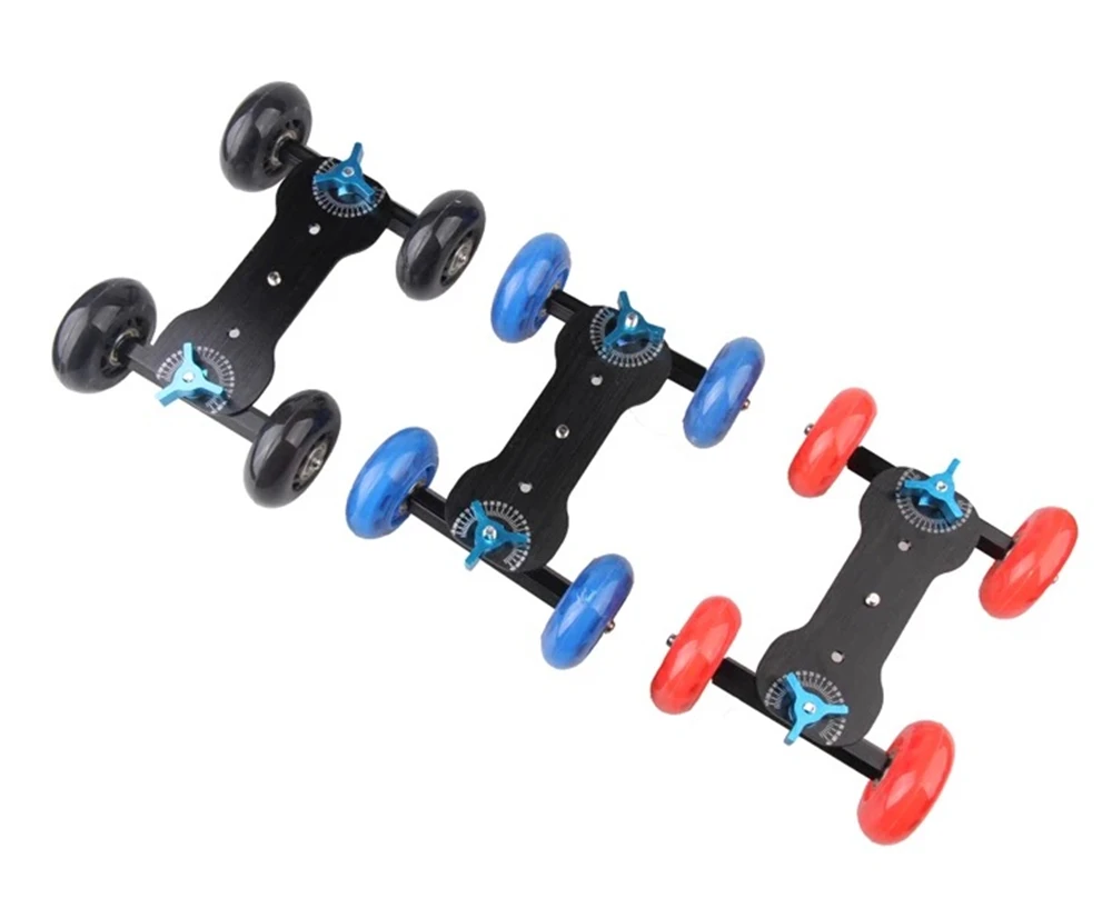 Мини Настольная камера рельсовая Автомобильная настольная тележка Видео