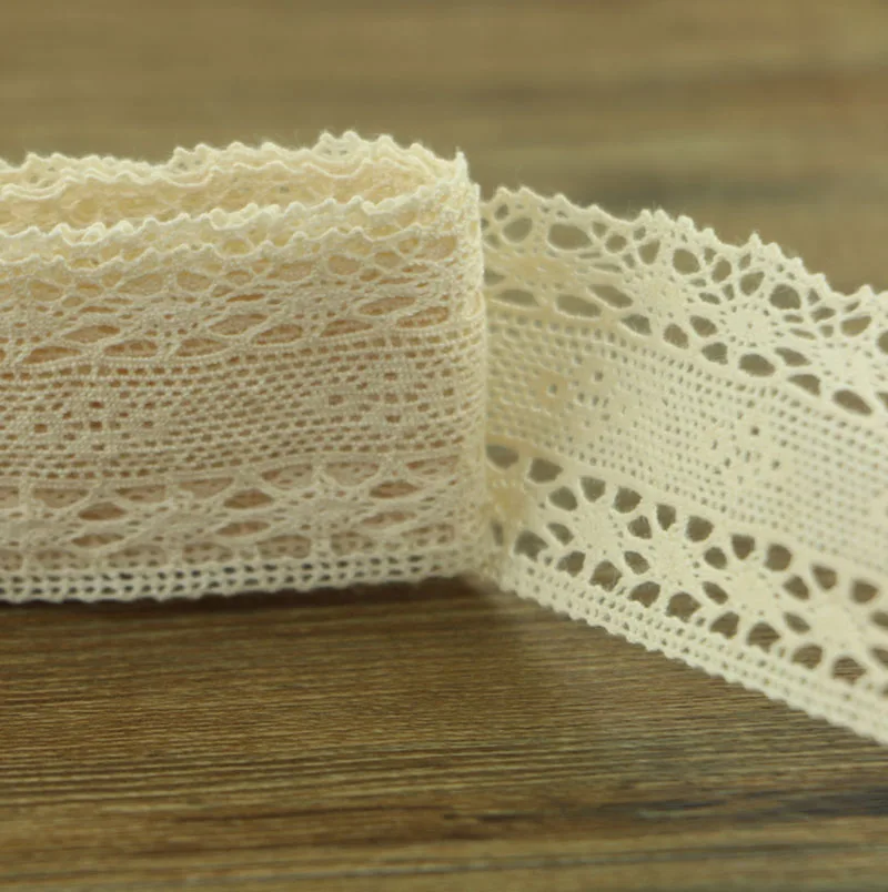 Новинка 1 ярд/много высококачественных белых кружевных хлопковых швейных
