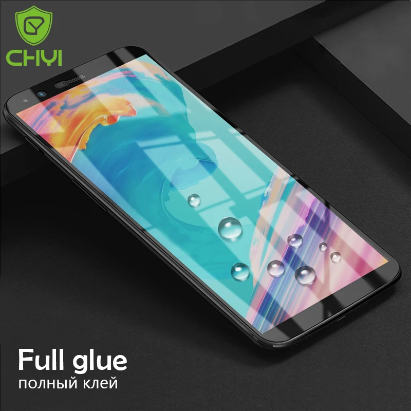 Защитное стекло CHYI для Oneplus 6T 5 T закаленное олеофобное покрытие 9 H не блокирует