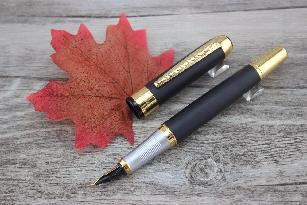 Jinhao Роскошная перьевая ручка высокого качества 1,0 мм перо из иридистого золота чернила для письма ручки бизнес подарок офис и школа каллиграфия ручка