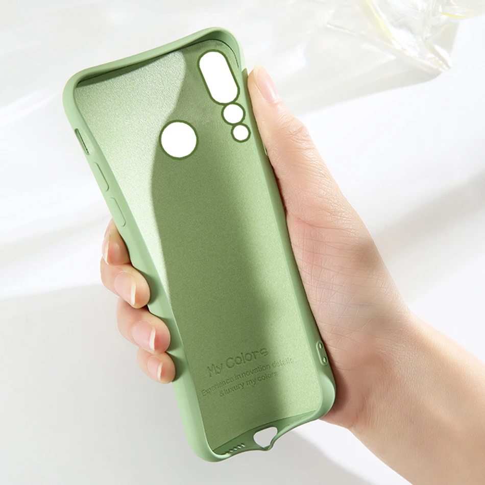 Nova 4 роскошные мягкие матовые цветные Чехлы для Huawei противоударный чехол из ТПУ и