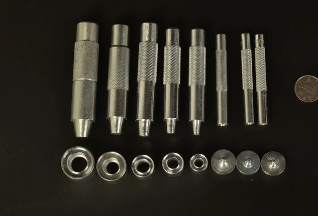 Ручная кнопка нажатия. Зубчатая защелка. Инструмент для установки кнопок.