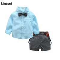kimocat baby boy clothes spring and autumn long sleeve boy clothes fashion toddler baby outfit baby suit infant formal retail