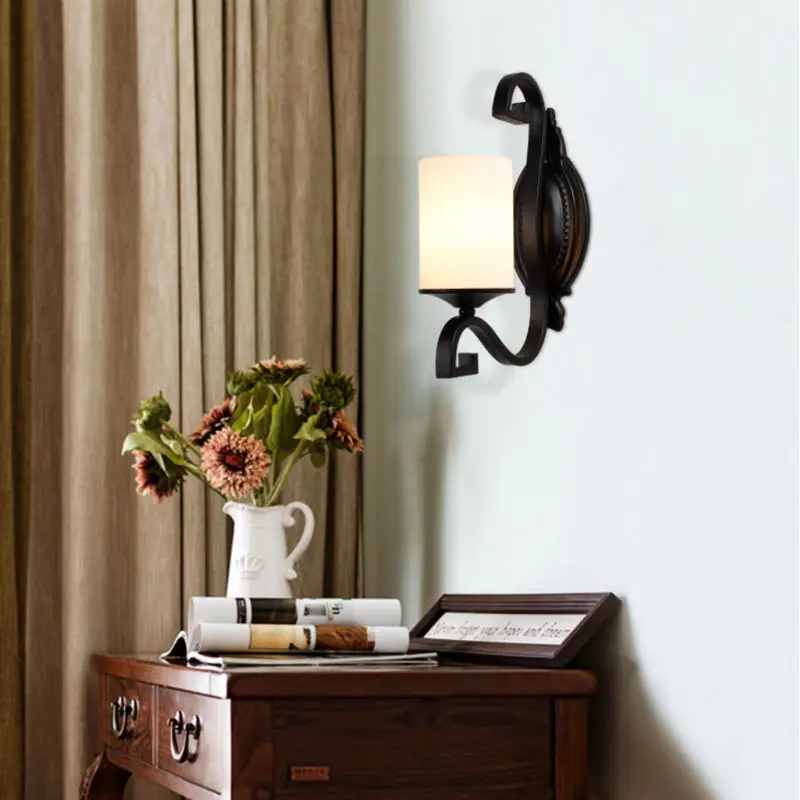 Настенный светильник новая классическая светодиодный настенный Спальня для