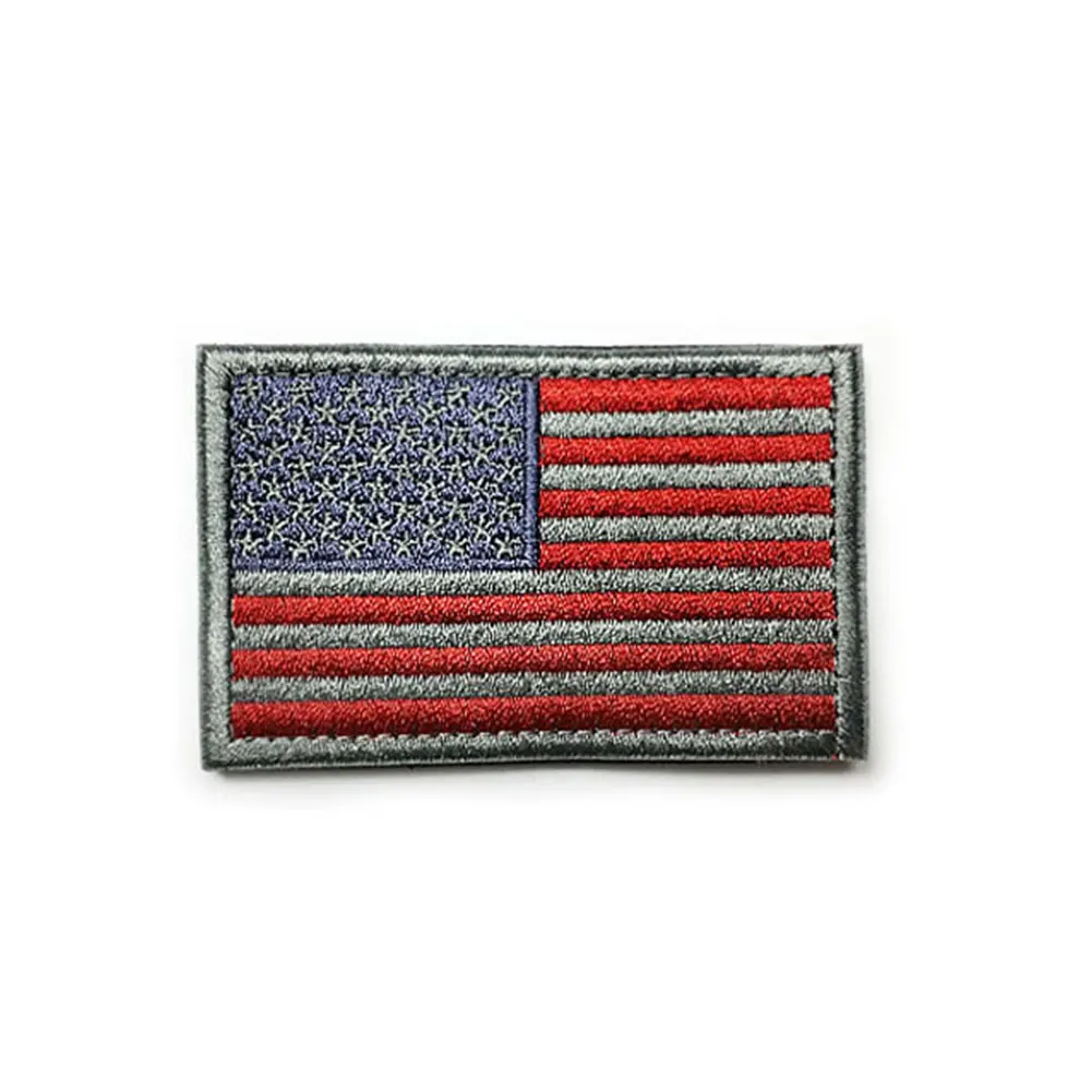 Вышитый Флаг США, значок, армейский значок, знак отличия, военный Американский нарукавник в виде флага США, значки флага США(стиль 1