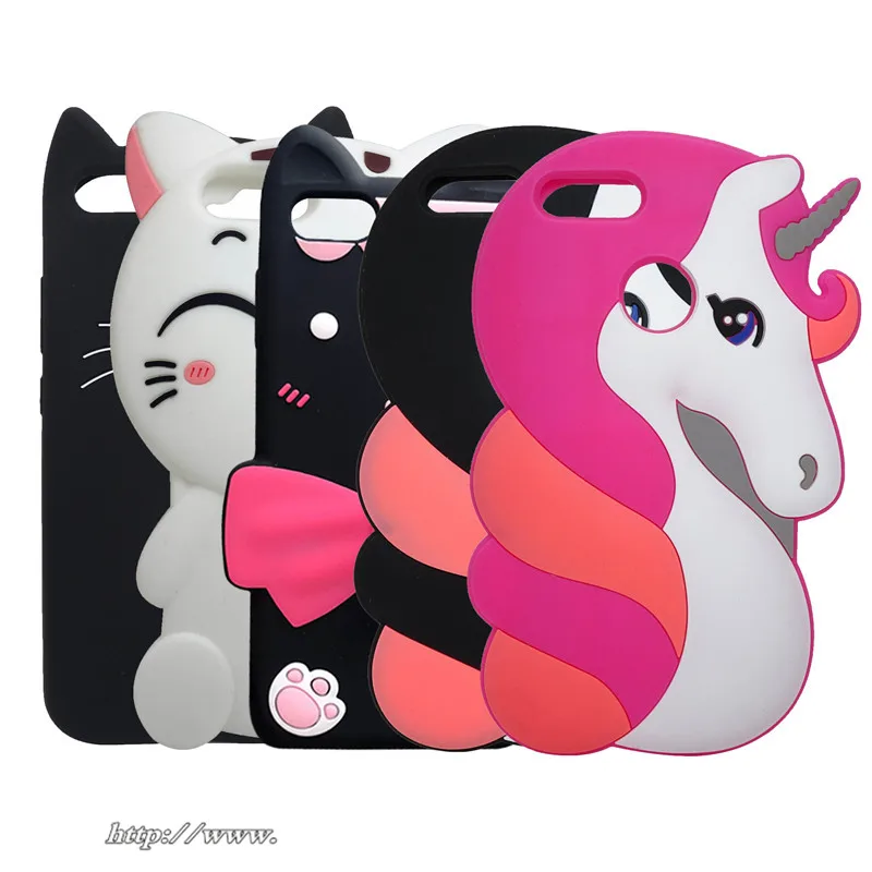 For Huawei Nova 2 Plus Cases for plus Cover 5.5&quot Case 3D cartoon Silicon Unicorn Bag P10 Selfie case |