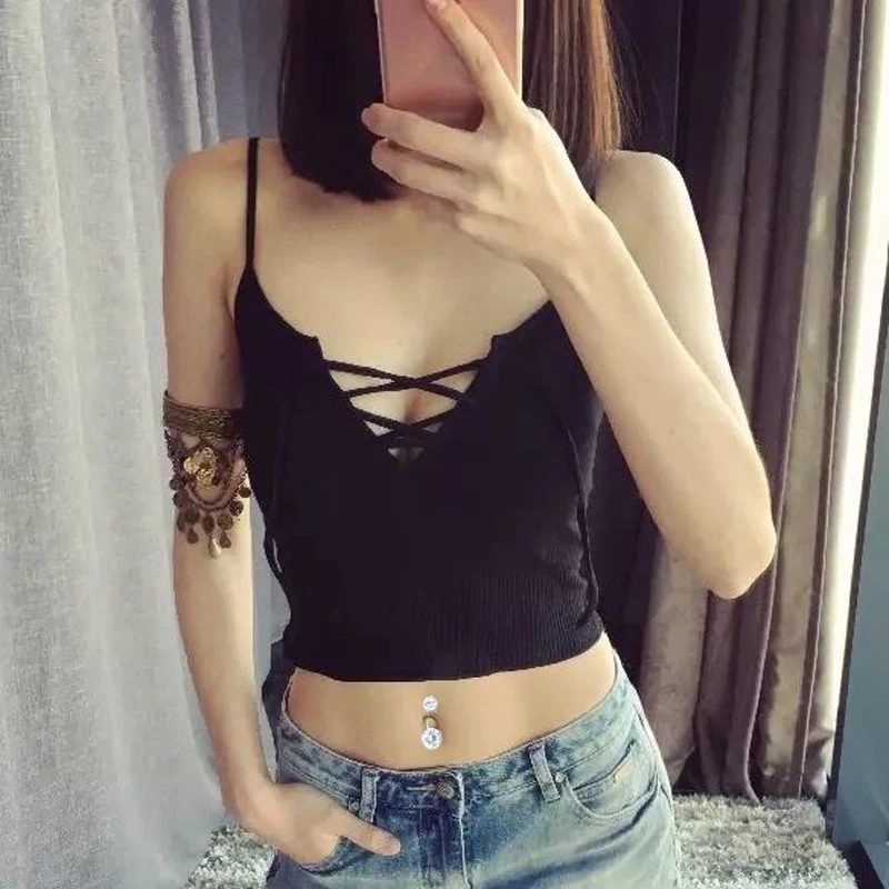 Новый бренд AAA циркон Ювелирный Стиль пупка Кольцо пирсинг ювелирные изделия 316L