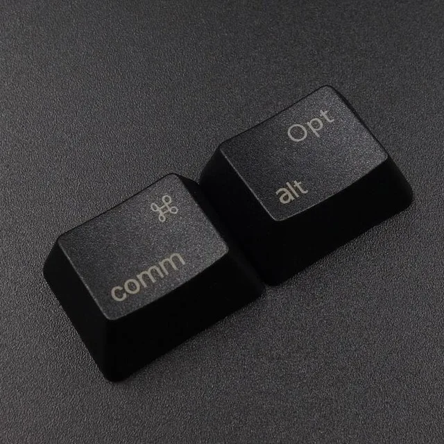 Клавишные колпачки pbt Commond и опционные ключи Cherry MX Чехлы для клавиш для MX Switches Механическая игровая клавиатура - Цвет: Золотой