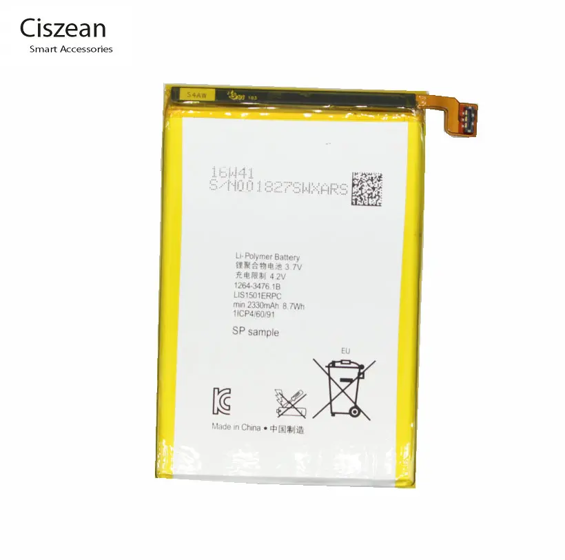 10 шт./лот 2330 мАч LIS1501ERPC Сменный аккумулятор для L35h ZL X ZQ C650X L35 L35i L35a LT35h LT35i C6502 C6503 C6506 +