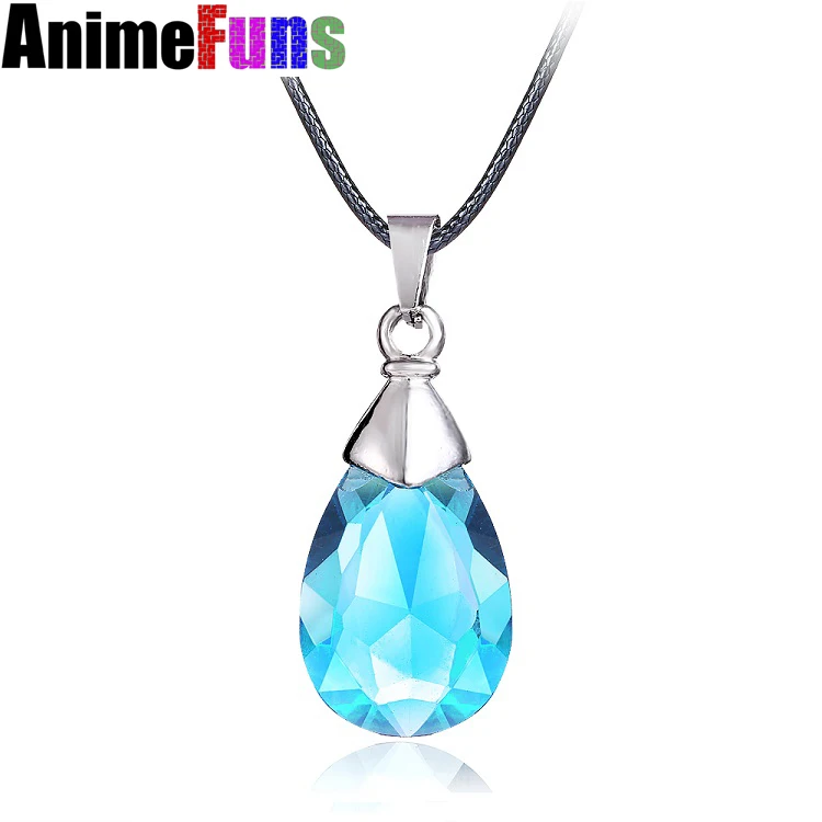 Меч искусство онлайн синий кристалл кулон ожерелье меч САО Юи Асуна и киригаи
