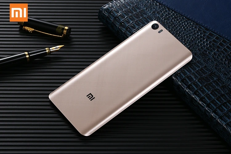 Gold Стеклянный чехол на заднюю панель для Xiaomi 5 Mi5 M5, задняя крышка на батарею для телефона, задняя крышка на заднюю панель, чехол s - Цвет: Gold