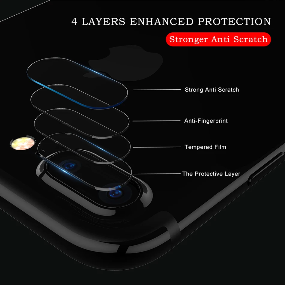 KISSCASE 2.5D Закаленное стекло для iPhone 6 6s 7 8 Plus Защитное камеры X XR XS Max прозрачная