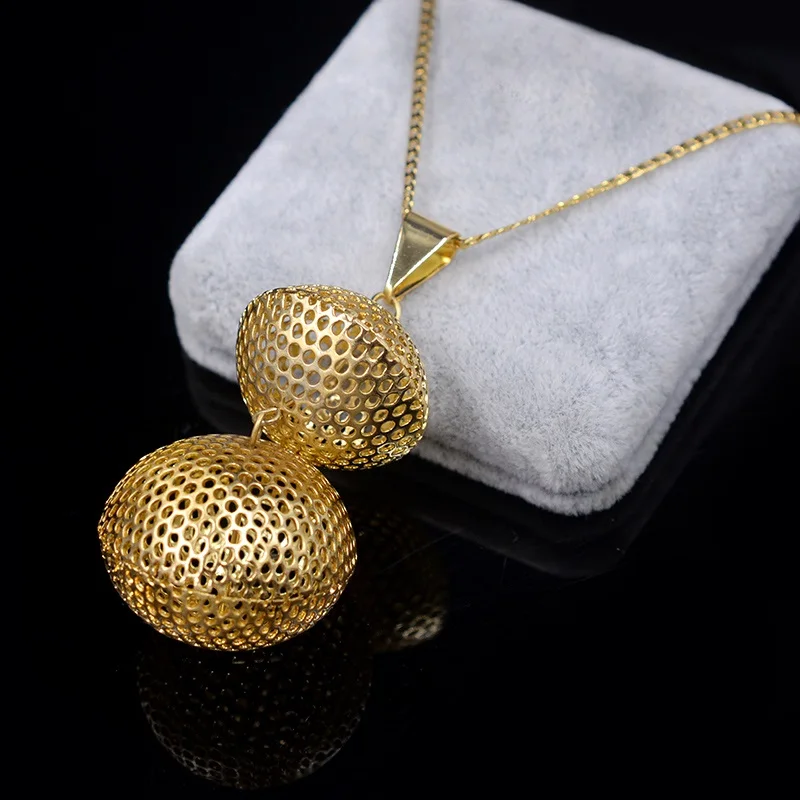 Ювелирные изделия Sunny Jewelry Модные наборы 2021 женские серьги подвеска ожерелье шар