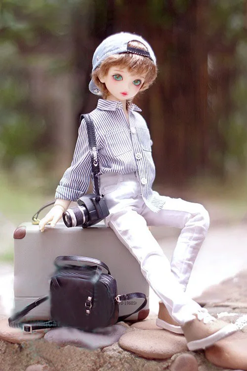 BJD Одежда для кукол 1/3 quarterback giant doll SD13/SD17 Повседневная полосатая рубашка аксессуары для кукол