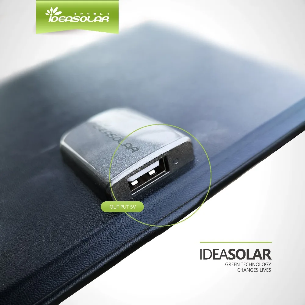 IDEA солнечное складное солнечное зарядное устройство 3W USB Батарея складная солнечная панель зарядное устройство Сумка внешний аккумулятор для смартфонов