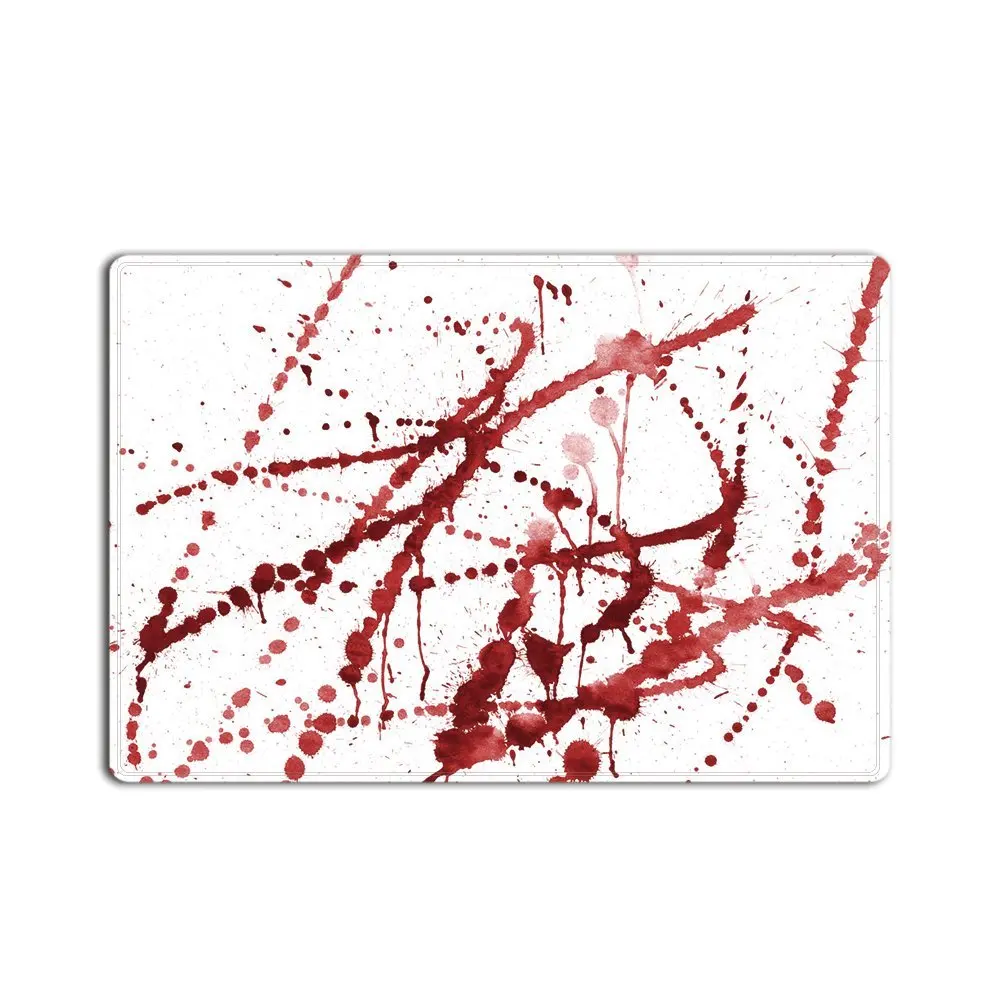 Домашний коврик на заказ с эффектом памяти кровяной красный моющийся в