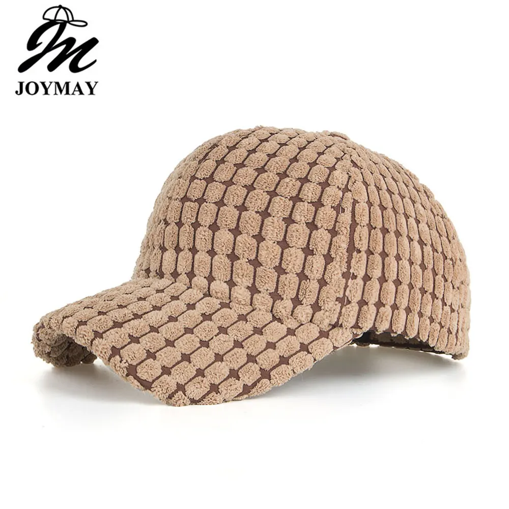 Joymay зимняя теплая Бейсболка Snapback шапка для девушек и женщин B581