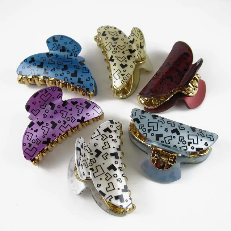 

Новые модные заколки для волос 12 шт./компл., аксессуары, акриловые заколки для волос, подарок, милые заколки для волос для женщин и девочек