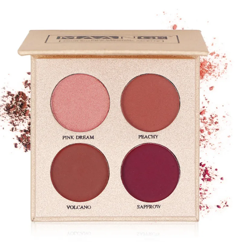 4 цвета desert rose eye shadow tray специальная Распродажа для девочек матовое стекло с