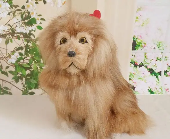 Квадратная тибетская собака мастиф Модель 22x20x26 см полиэтиленовые фигурки и