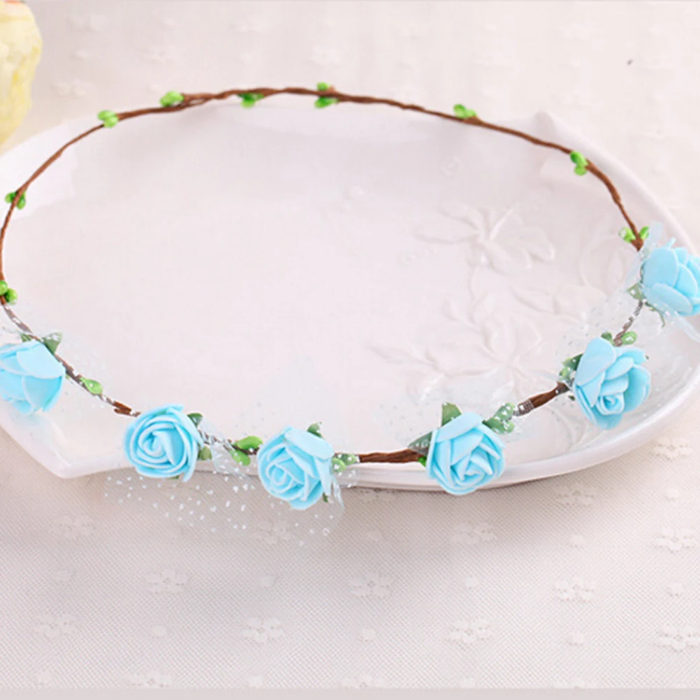 Женская летняя свадебная корона ручной работы в богемном стиле Свадебный венок