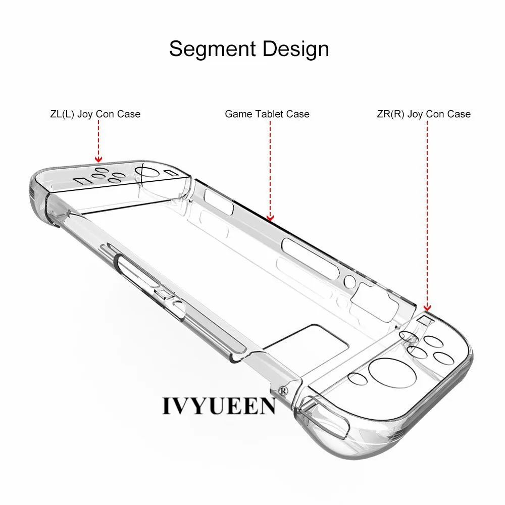 IVYUEEN для Nintendo Switch NS консоль для хранения сумка для переноски и закаленное Стекло пленки и с украшением в виде кристаллов жесткий чехол оболочка для силиконовых палочек Кепки сцепление
