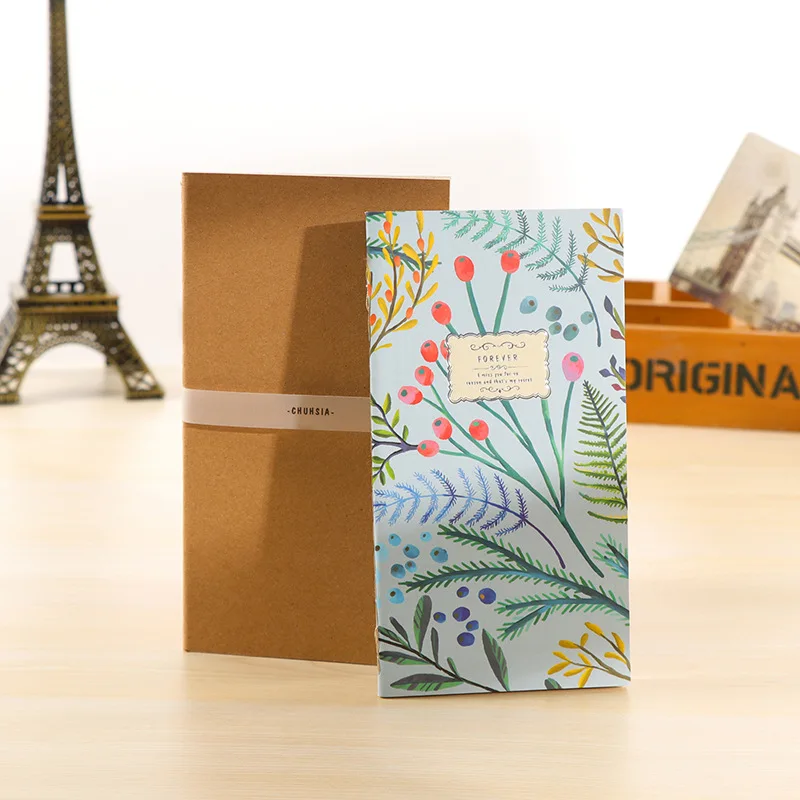 Creative Papery Floral Flower Schedule Book Diary Weekly Planner Notebook Material Escolar School Office Supplies Stationery