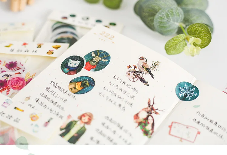 32 шт./упак. Kawaii японская мята и героем мультфильма-Decoracion дневник рождественские Стикеры s Скрапбукинг стикер для канцелярских товаров принадлежности для студентов