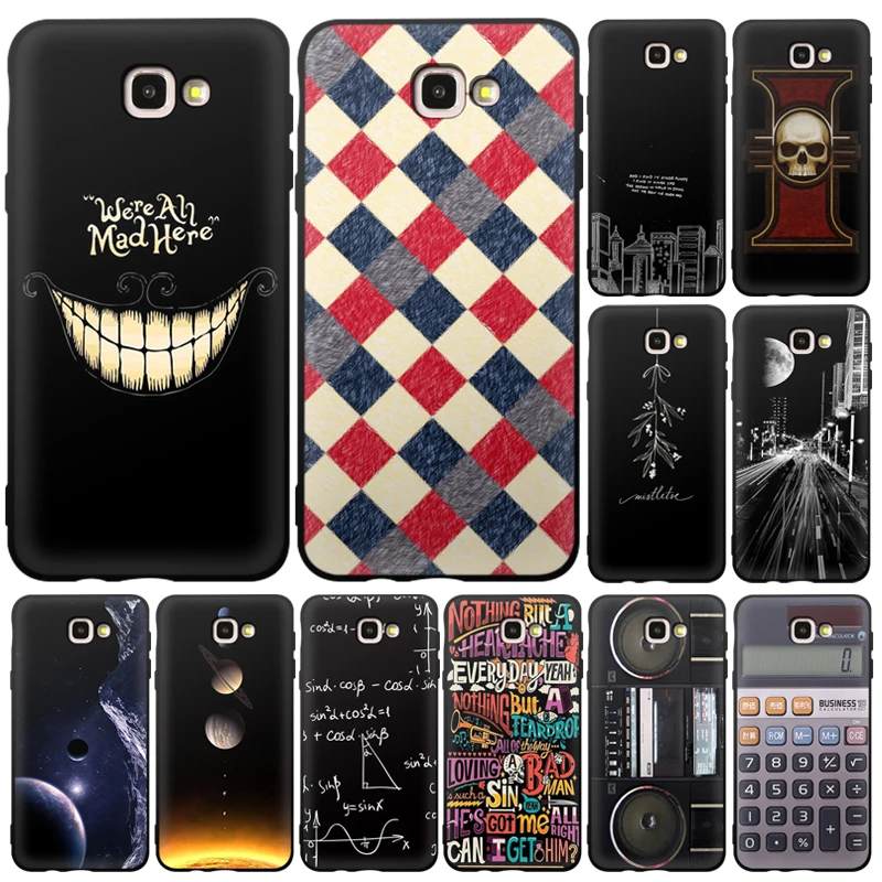 JURCHEN Phone Case For Samsung Galaxy J5 Prime Silicone Cute Cartoon G570F Cover Back Bags |