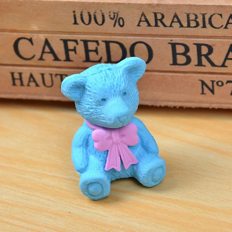 XZ93 3 шт./лот 24 дизайн милый мультфильм животных резиновый ластик kawaii канцелярские принадлежности Школьные принадлежности papelaria Подарочная игрушка для детей пенис ластик - Цвет: XZ93