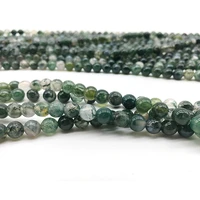 natural beads stone green aquatic agates stone beads for jewelry making 4 6 8 10 12mm loose beads necklace diy bracelet findings