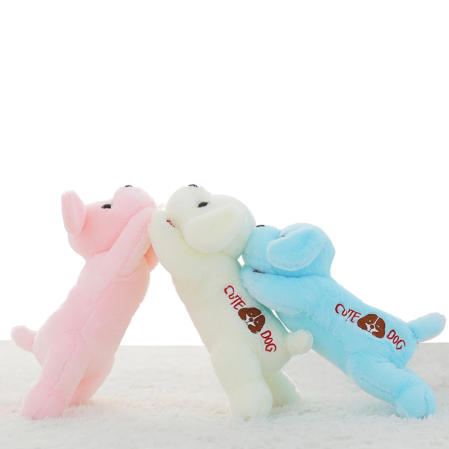 Светящаяся плюшевая кукла для собак цветная светодиодная светящаяся собачка с