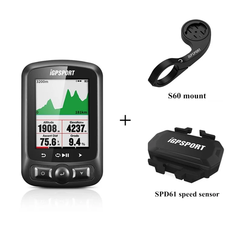 5 I gps порт IGS618 ANT+ gps компьютер Велосипед Bluetooth беспроводной секундомер водонепроницаемый датчик для мотоцикла Спидометр компьютер - Цвет: 5