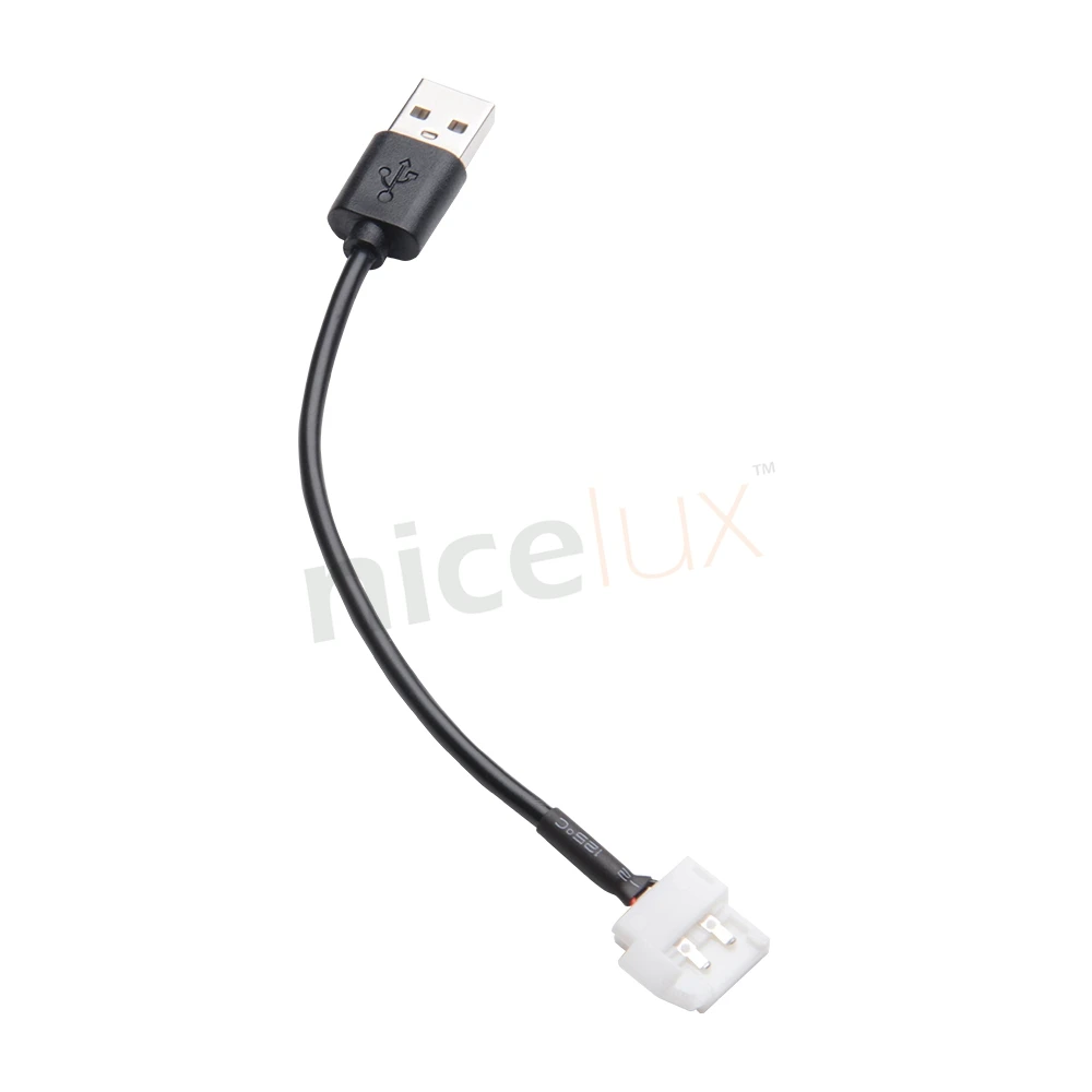 5 шт. 2pin светодиодные полосы USB разъем для DC 5 В 8 мм 10 мм 2 Pin светодиодные полосы разъемы 5050 3528 2835 IP20 IP65