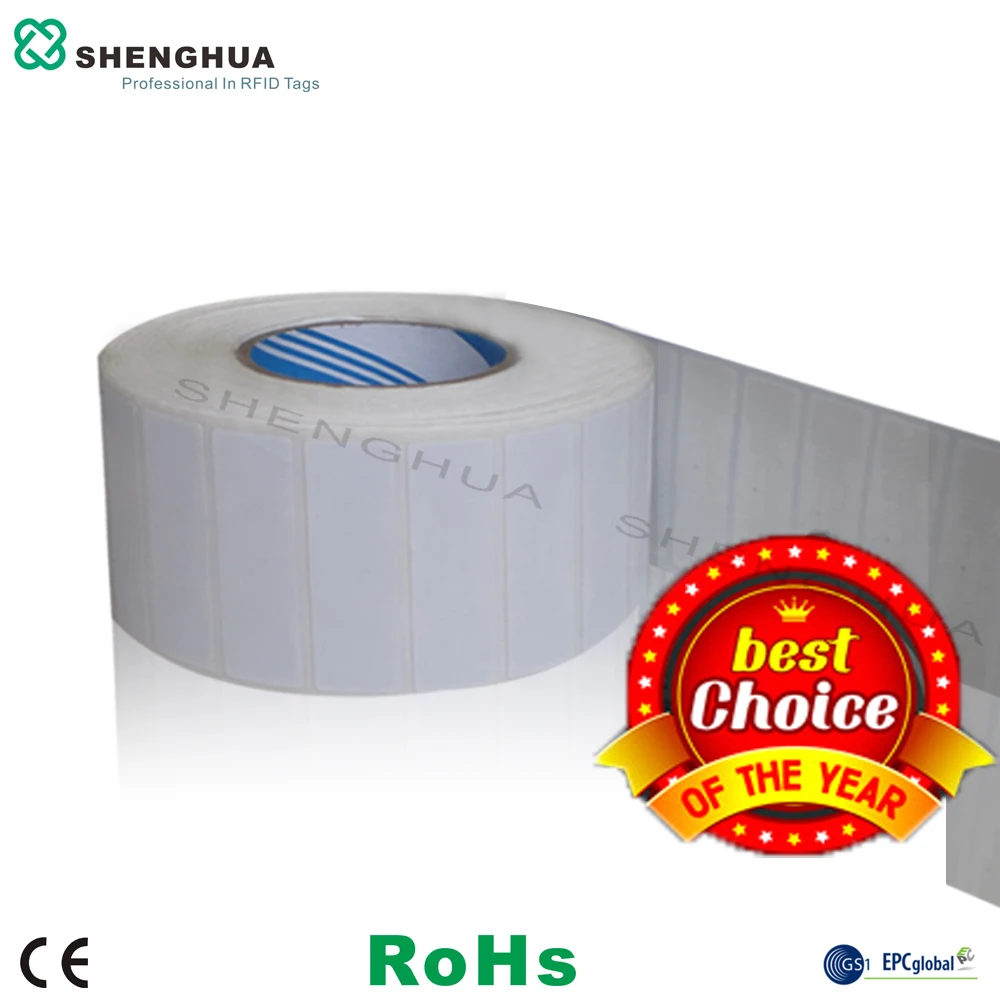 

1000pcs/roll uhf rfid label inventory passive RFID sticker uhf rfid tag long range reading distance printable cheap softy