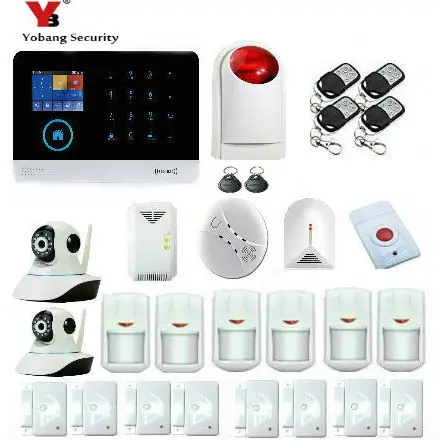 YoBang Security 3G беспроводная Wi Fi система оповещения о домашней безопасности IOS Android APP