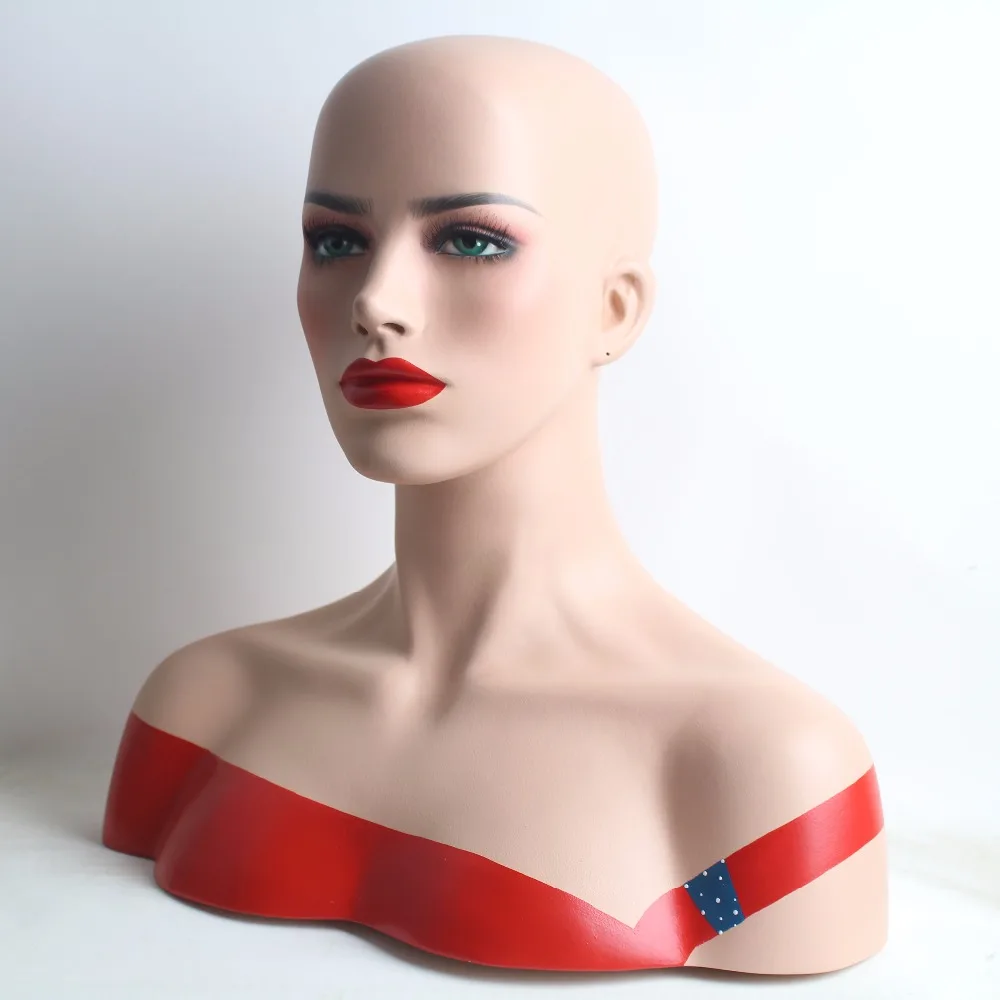 Реалистичная красная ручная роспись ткань женский манекен из Стекловолокна