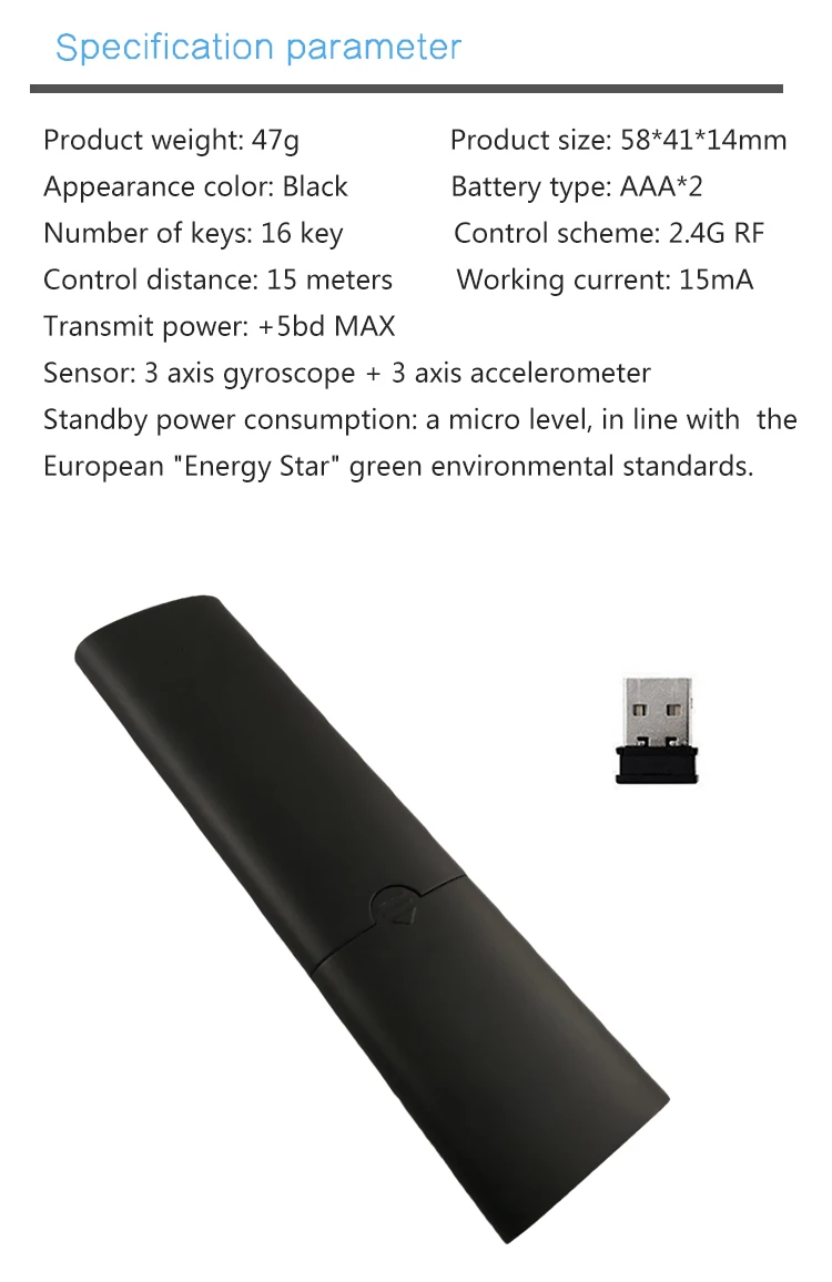 Q5 Gyro Voice Air mouse 2,4G умный пульт дистанционного управления с микрофоном для Android tv Box Mini PC