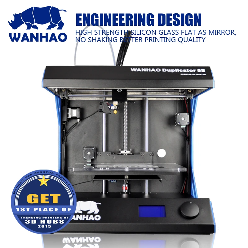 

WANHAO 3D Printer D5S Mini Industrial Level Metal Excellent Resolution Stable High Quality free shipping